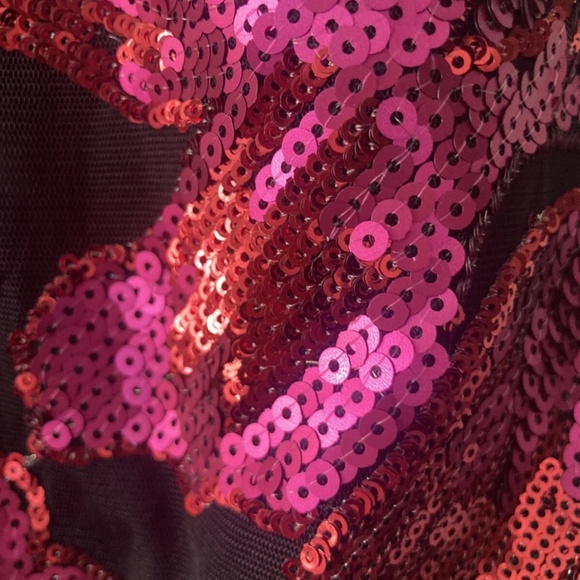 Cache Cache Medium Black, Pink And Gold Cache Zippered cocktail dress - Picture 9 of 9